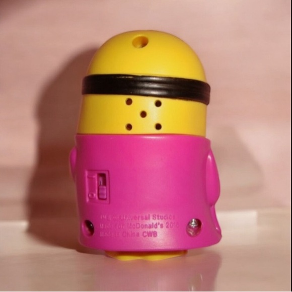 2/$20 NEW IN BAG McDonald's Happy Meal Minions Talking Groovy Minion 2015 - Picture 3 of 6